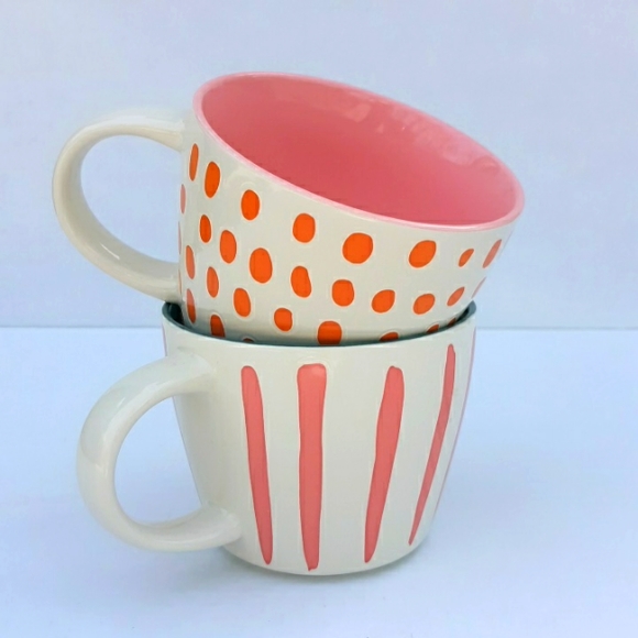 NWT OPALHOUSE SET OF 2 STONEWARE MUGS - Picture 10 of 11